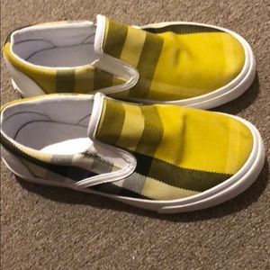 Burberry kid canvas sneakers